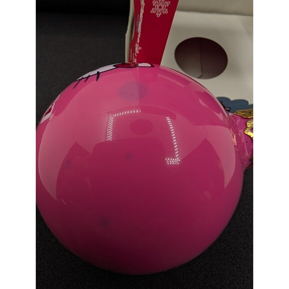 2001 Hello Kitty Christmas Tree Glass Ornament 2.75" with box READ - Picture 15 of 16